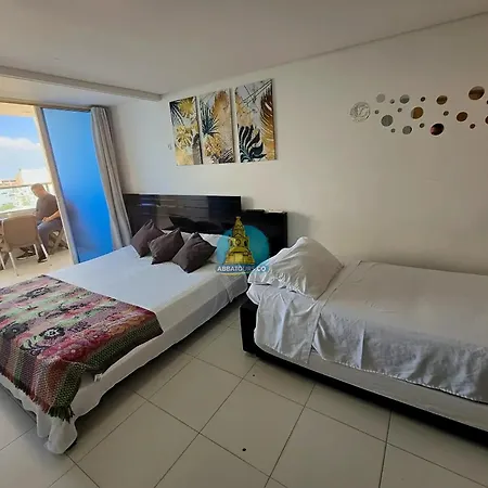 Aparta Estudio Con Balcón Y Vista Apartamento *