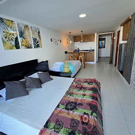 Apartamento Aparta Estudio Con Balcón Y Vista Cartagena